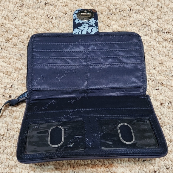 Vera Bradley Turnlock Wallet in Java Floral - Picture 2 of 10